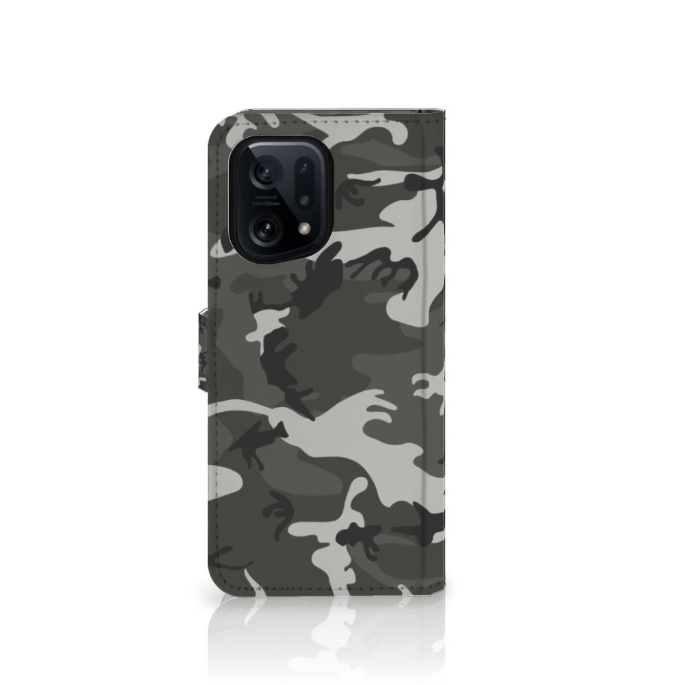 OPPO Find X5 Telefoon Hoesje Army Light