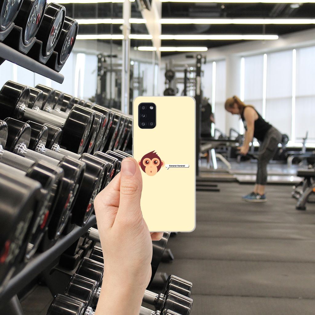 Samsung Galaxy A31 Telefoonhoesje met Naam Monkey B2C Telecom