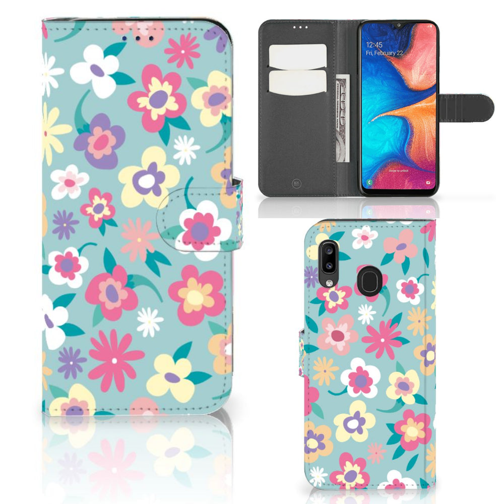 Samsung Galaxy A30 Hoesje Flower Power