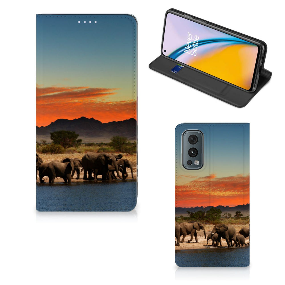 OnePlus Nord 2 5G Hoesje maken Olifanten