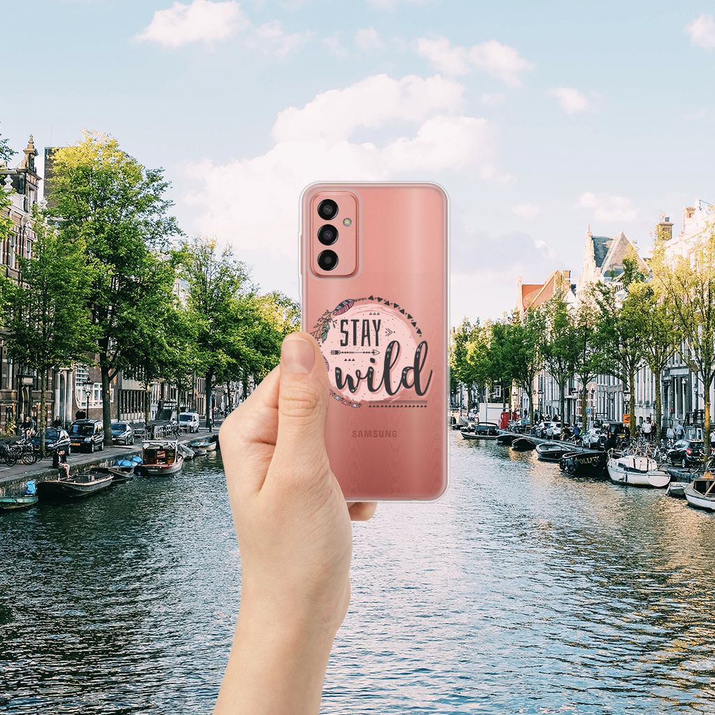 Samsung Galaxy M13 | M23 Telefoonhoesje met Naam Boho Stay Wild B2C Telecom