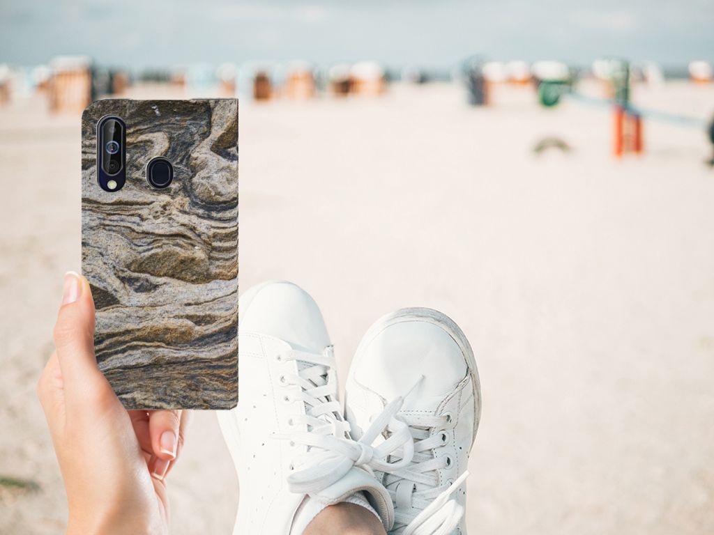 Samsung Galaxy A60 Standcase Steen