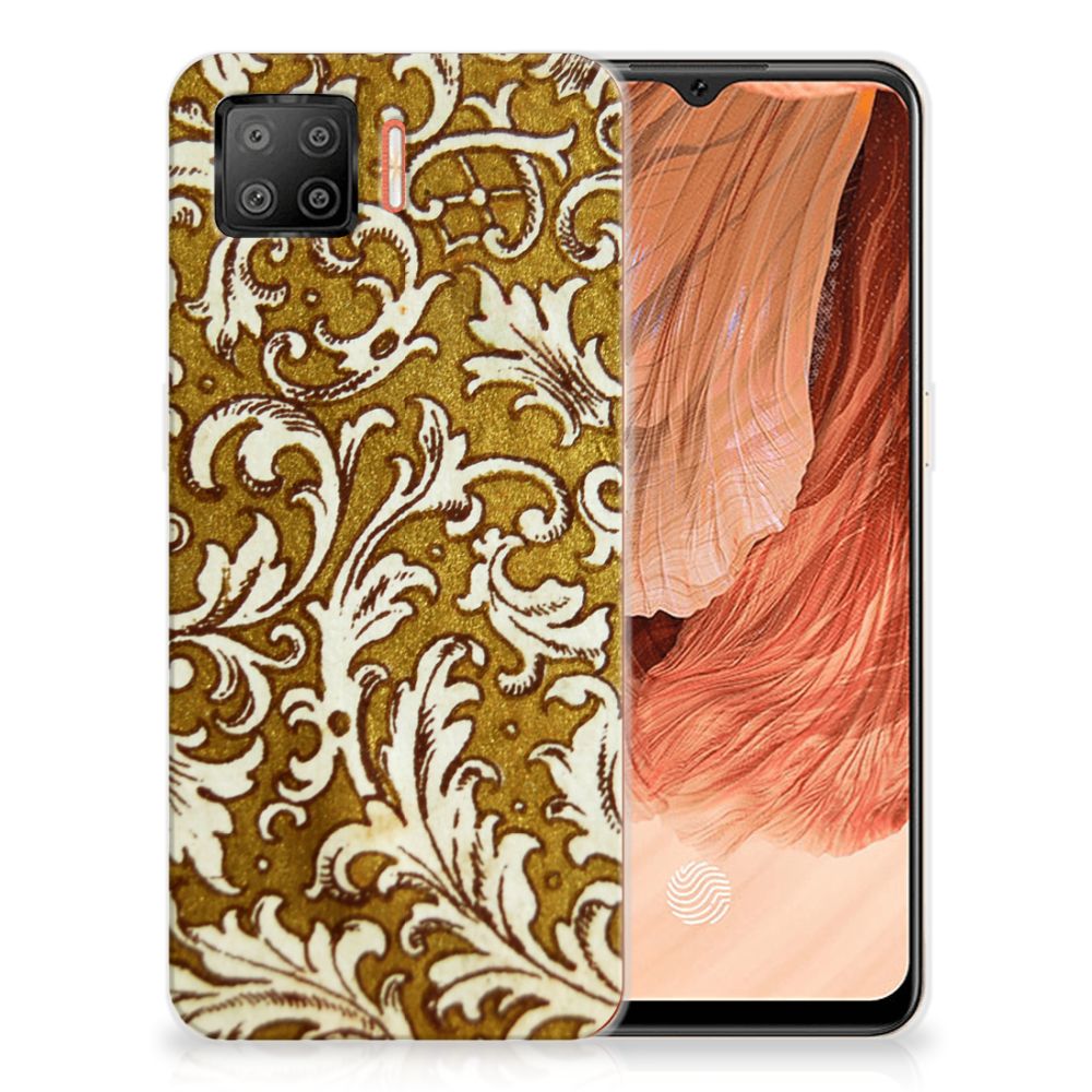 Siliconen Hoesje OPPO A73 4G Barok Goud B2C Telecom