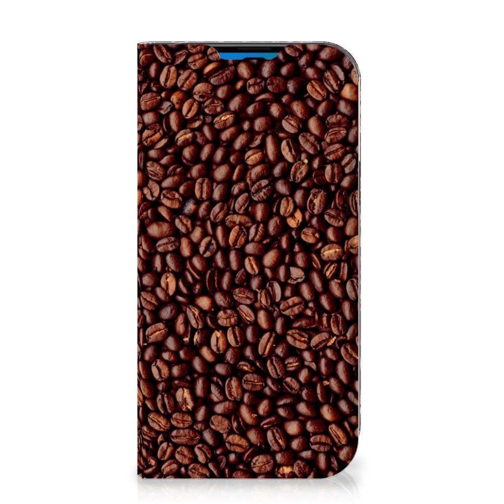 iPhone 14 Pro Flip Style Cover Koffiebonen - B2C Telecom