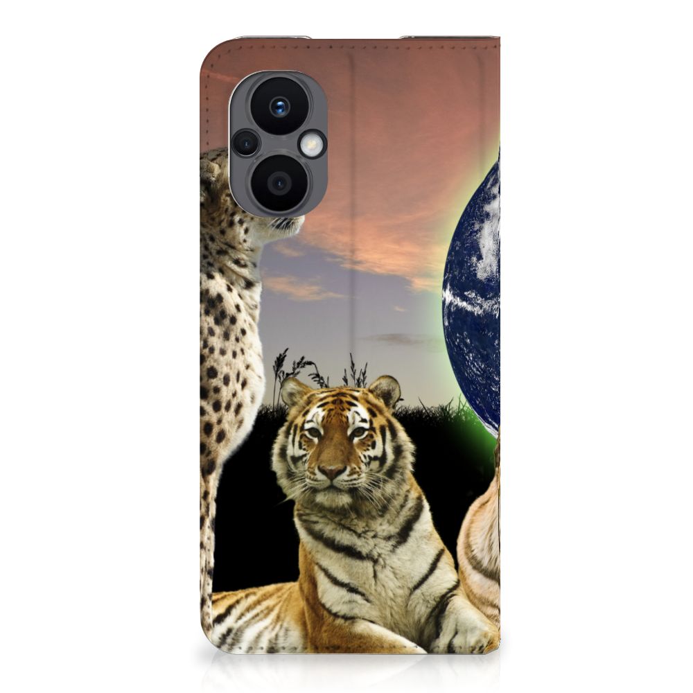 OPPO Reno8 Lite Hoesje maken Roofdieren - B2C Telecom