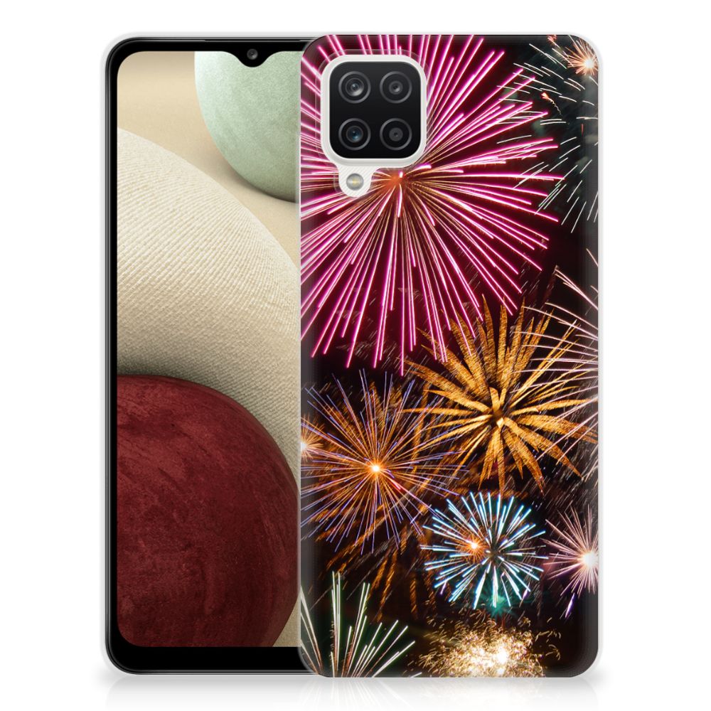 Samsung Galaxy A12 Silicone Back Cover Vuurwerk