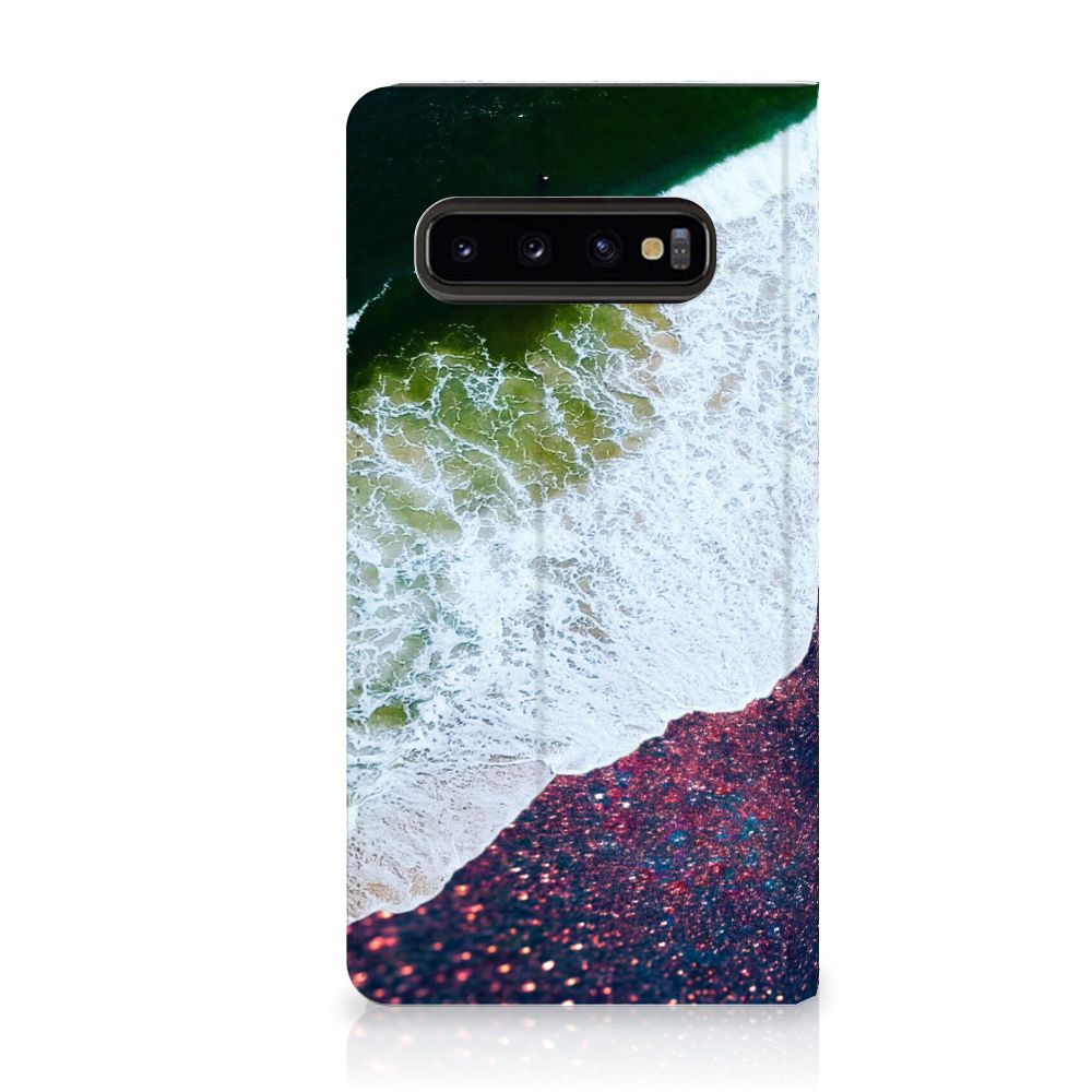 Samsung Galaxy S10 Stand Case Sea in Space