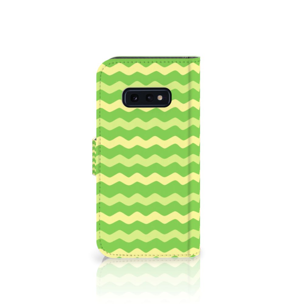 Samsung Galaxy S10e Telefoon Hoesje Waves Green