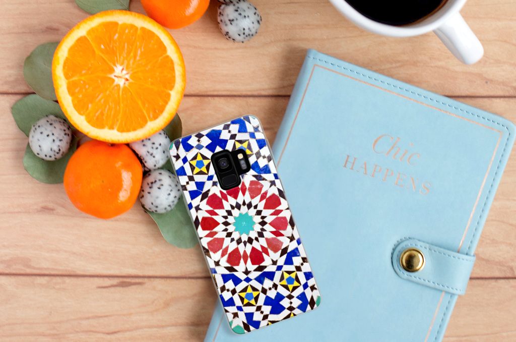 Samsung Galaxy S9 TPU Siliconen Hoesje Mozaïek