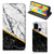 Samsung Galaxy M31 Standcase Marmer Wit Zwart - Origineel Cadeau Man - B2C Telecom
