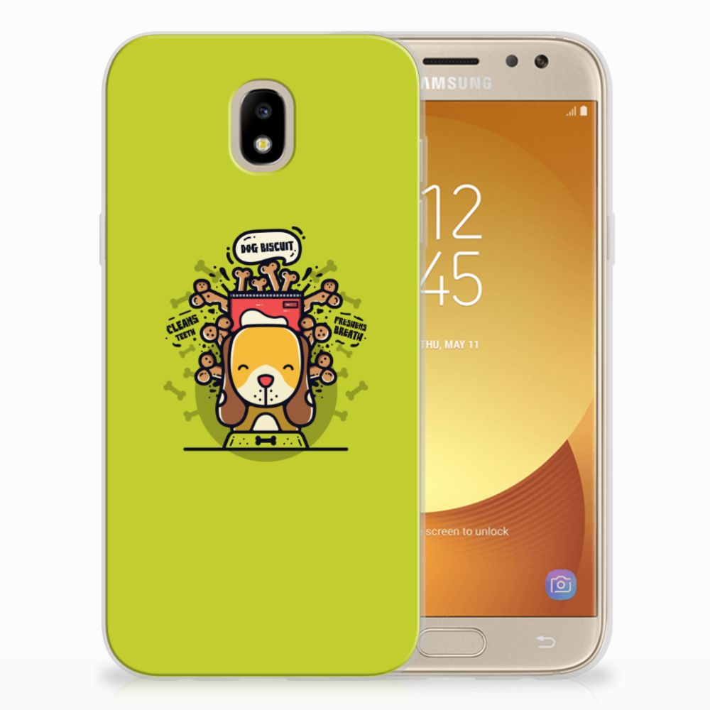 Samsung Galaxy J5 2017 Telefoonhoesje met Naam Doggy Biscuit