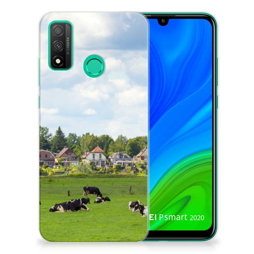 Huawei P Smart 2020 TPU Hoesje Koeien B2C Telecom