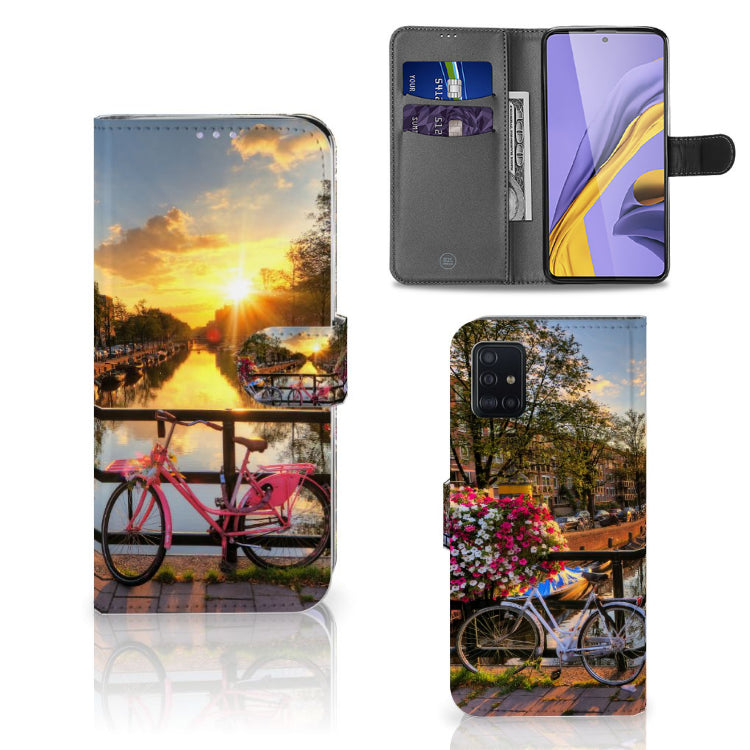 Samsung Galaxy A51 Flip Cover Amsterdamse Grachten