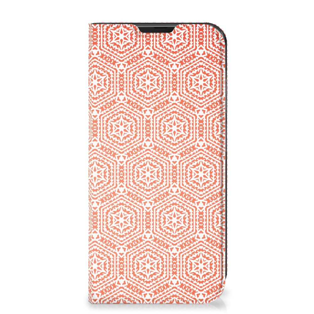 Samsung Galaxy Xcover 6 Pro Hoesje met Magneet Pattern Orange