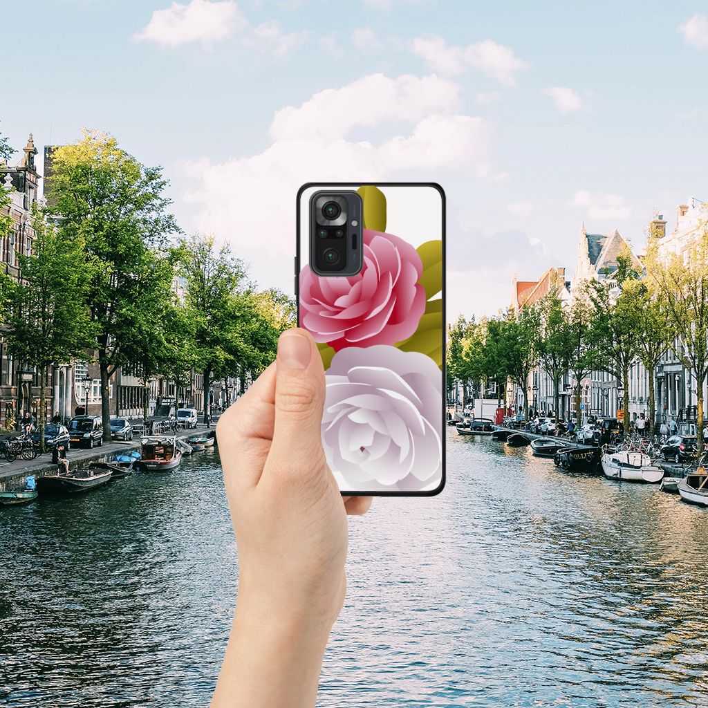 Xiaomi Redmi Note 10 Pro Bloemen Hoesje Roses B2C Telecom
