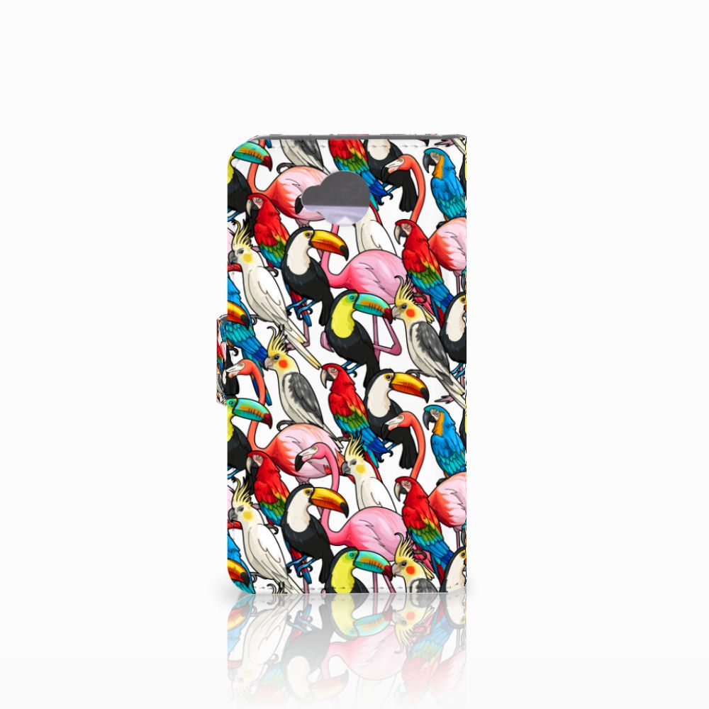 Microsoft Lumia 650 Telefoonhoesje met Pasjes Birds
