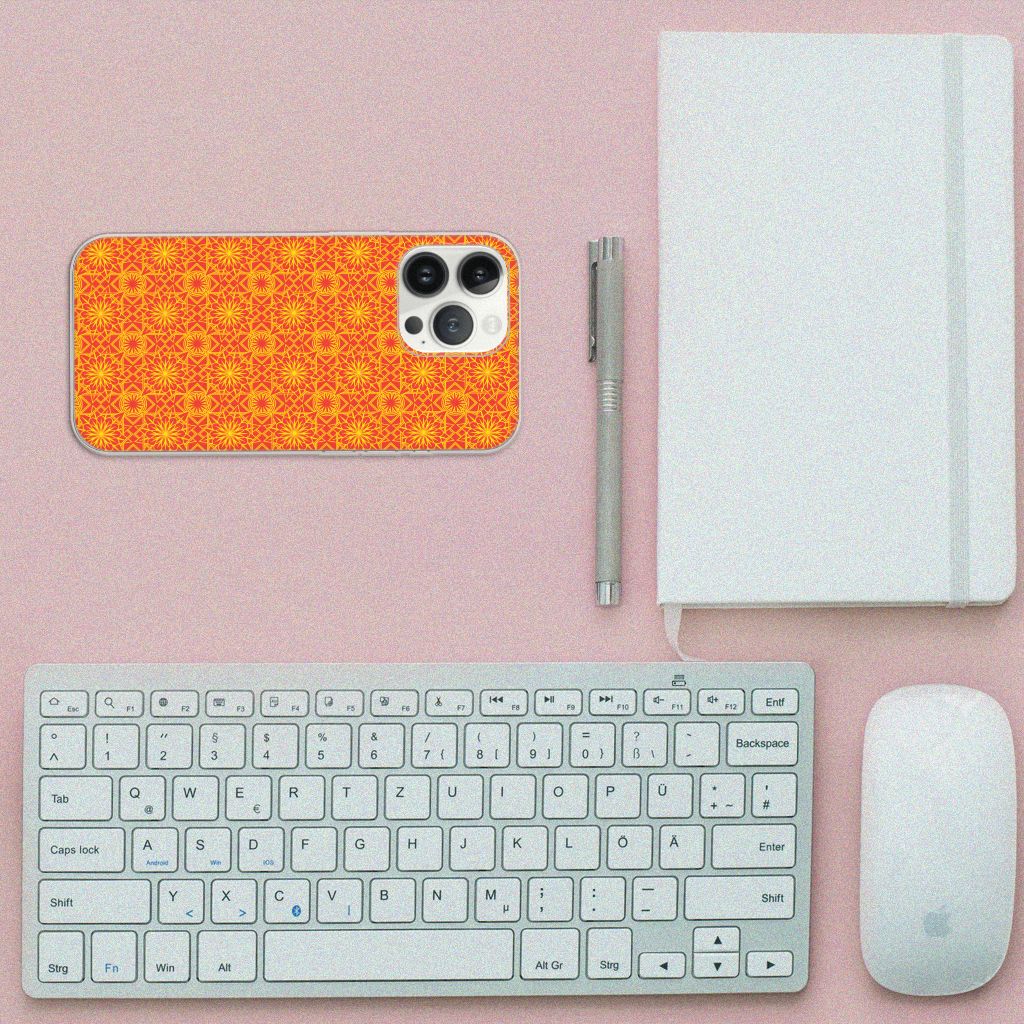 iPhone 13 Pro Max TPU bumper Batik Oranje B2C Telecom
