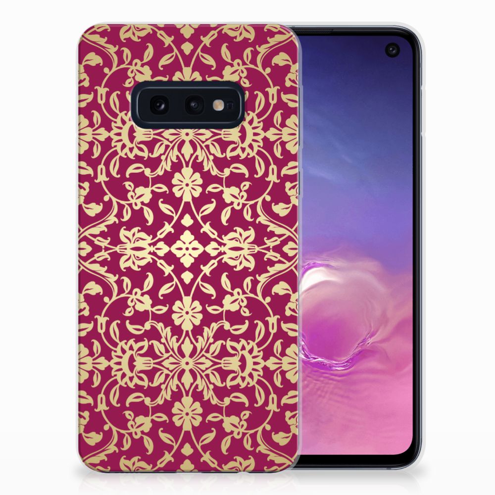 Siliconen Hoesje Samsung Galaxy S10e Barok Pink