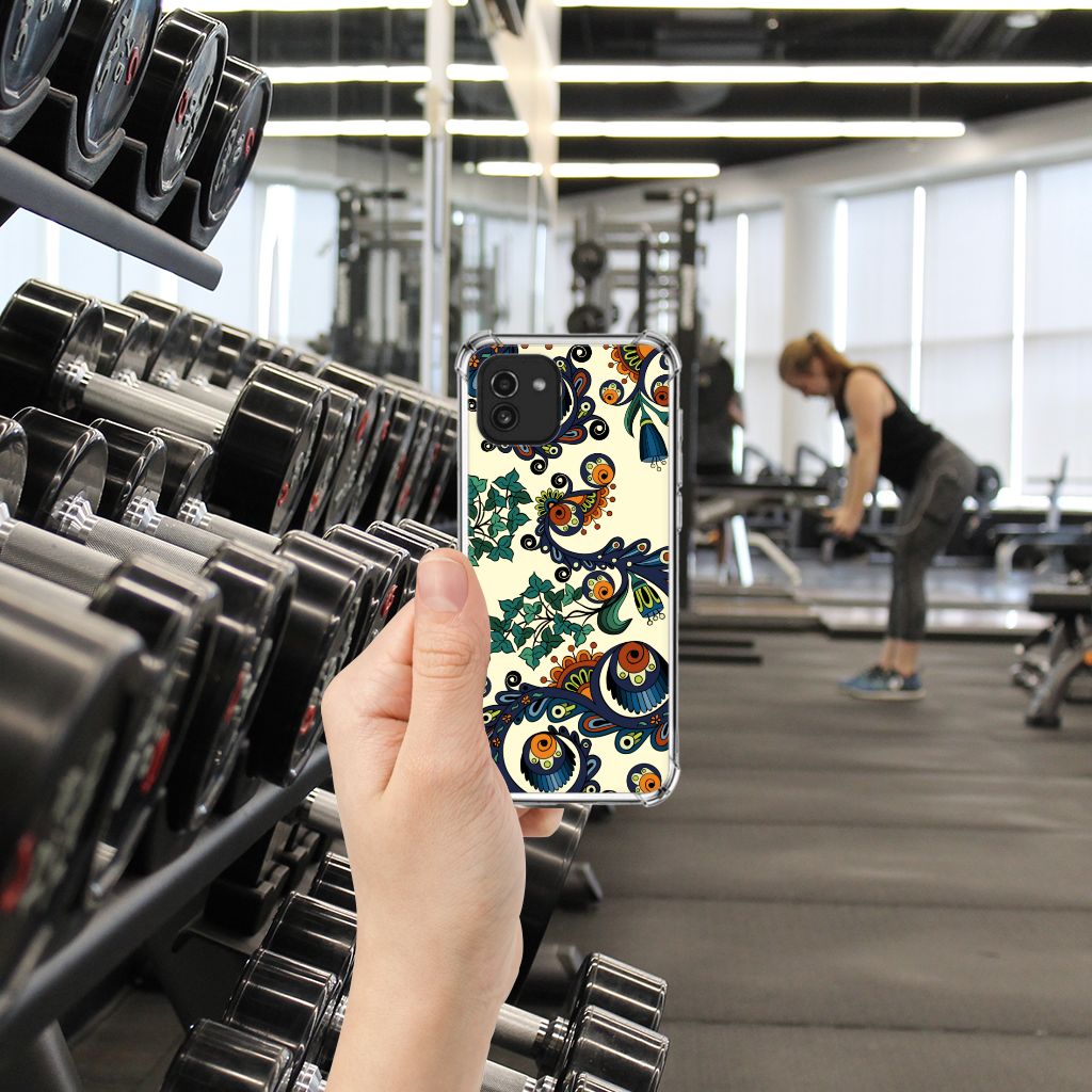 Anti Shock Case Samsung Galaxy A03 Barok Flower B2C Telecom
