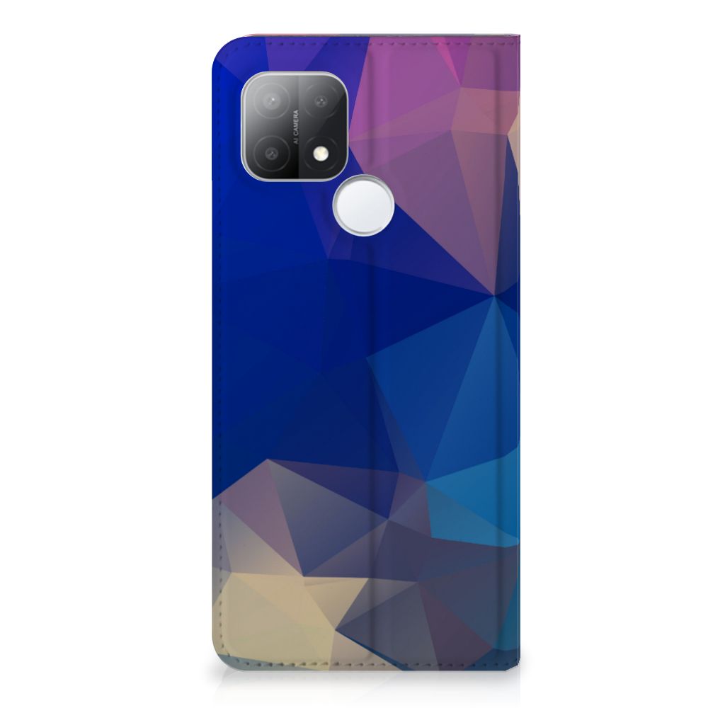 OPPO A15 Stand Case Polygon Dark - B2C Telecom