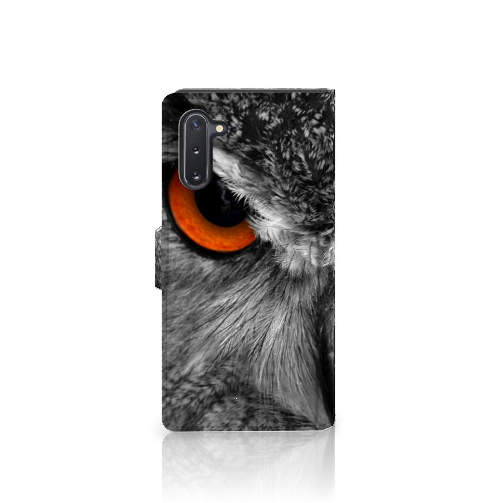 Samsung Galaxy Note 10 Telefoonhoesje met Pasjes Uil