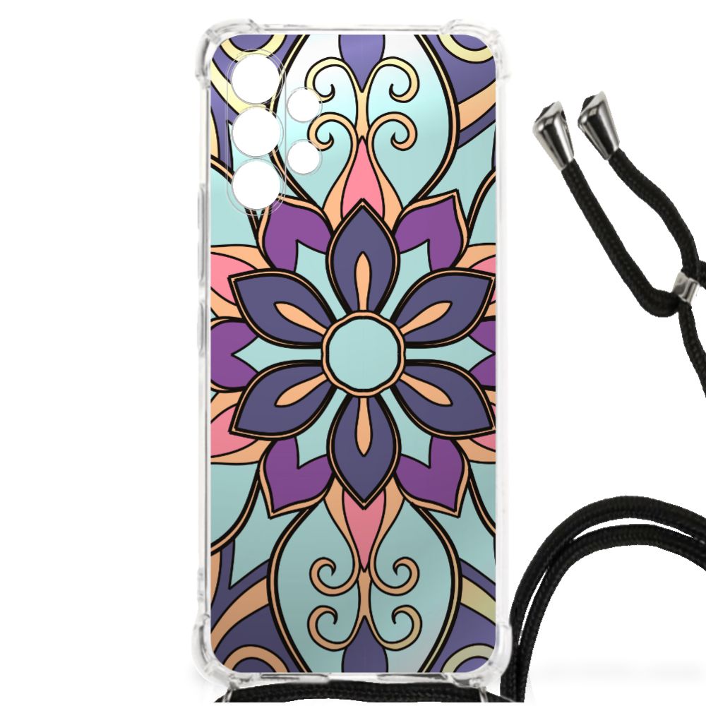 Samsung Galaxy A13 4G Case Purple Flower B2C Telecom