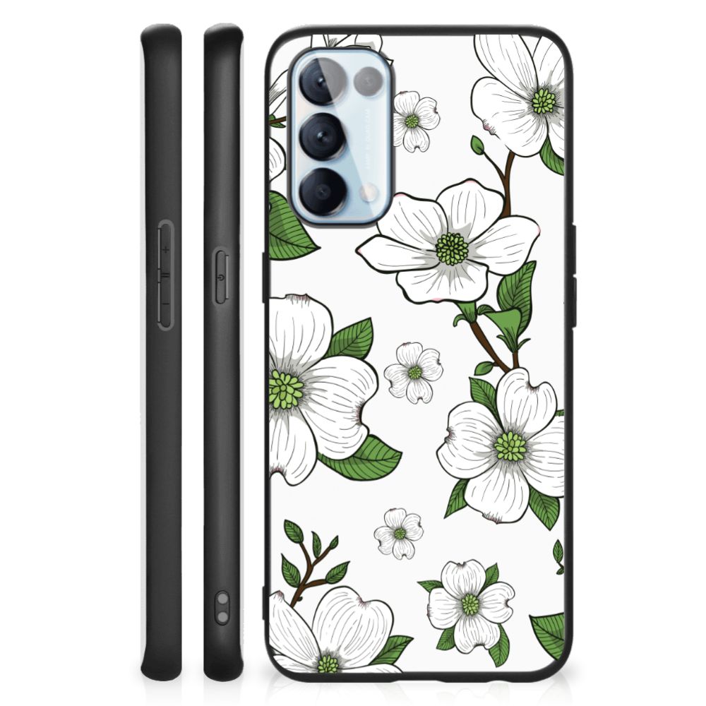 OPPO Reno5 5G | Find X3 Lite Bloemen Hoesje Dogwood Flowers