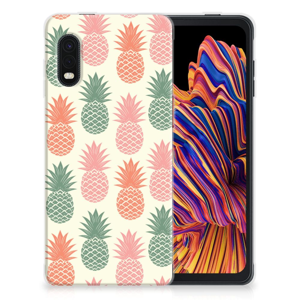 Samsung Xcover Pro Siliconen Case Ananas