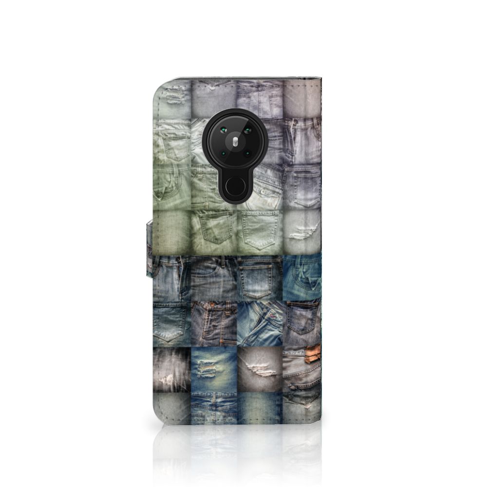 Wallet Case met Pasjes Nokia 5.3 Spijkerbroeken
