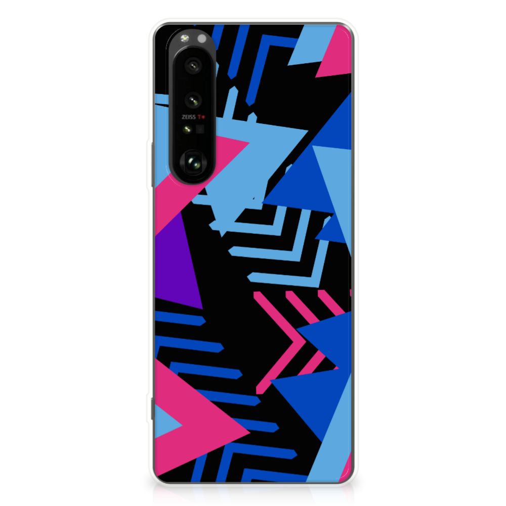 Sony Xperia 1 III TPU Hoesje Funky Triangle