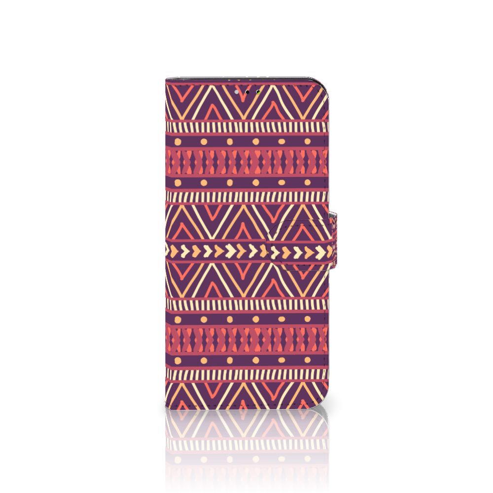 Samsung Galaxy A03 Telefoon Hoesje Aztec Paars