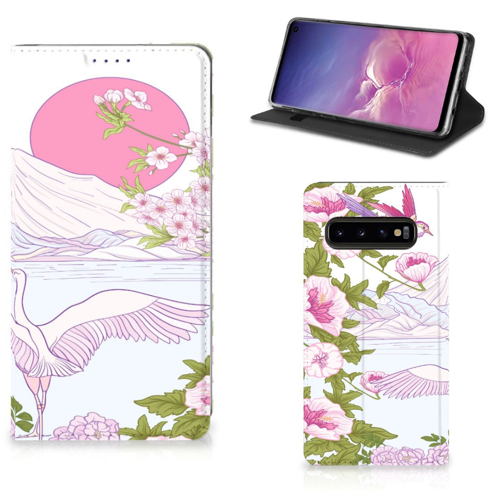 Samsung Galaxy S10 Hoesje maken Bird Standing
