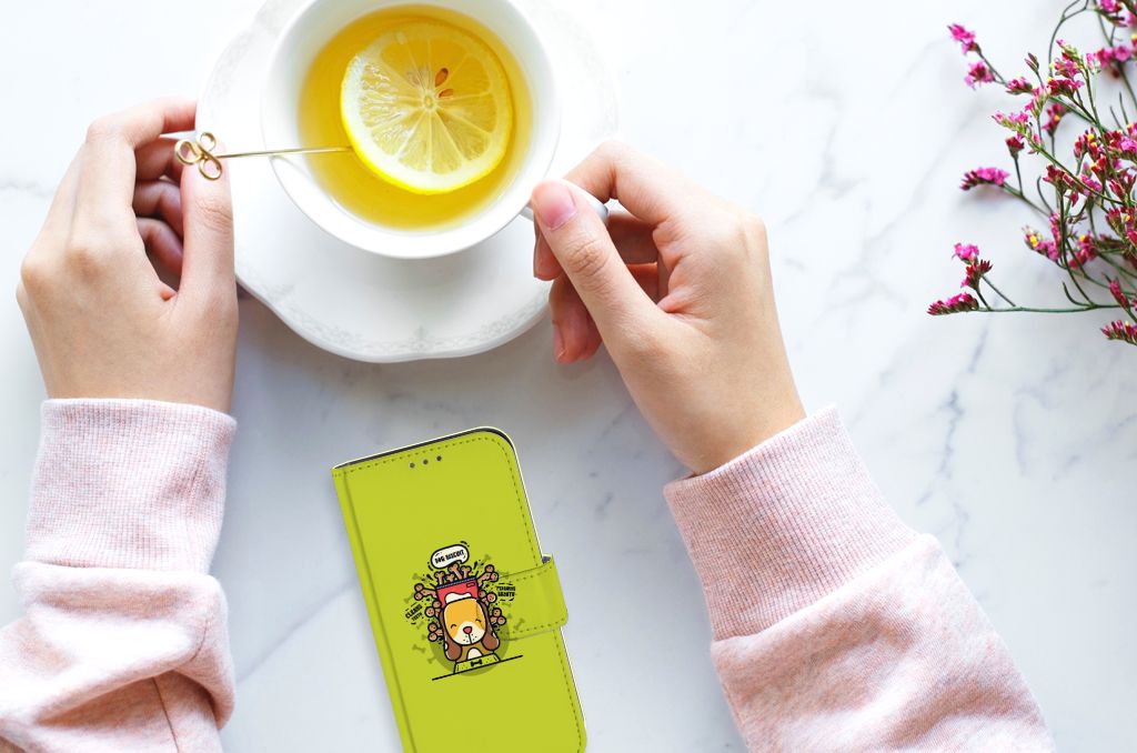Apple iPhone 12 Mini Leuk Hoesje Doggy Biscuit