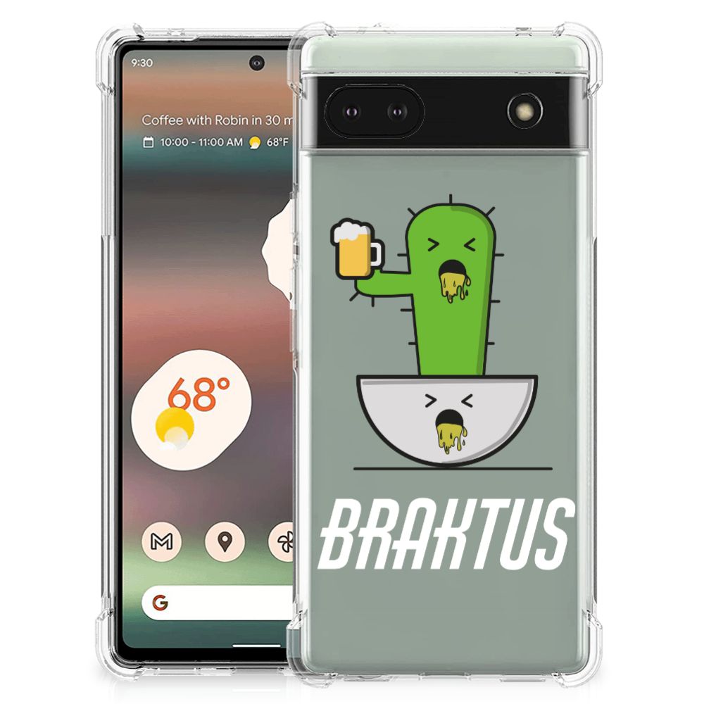 Google Pixel 6A Stevig Bumper Hoesje Braktus