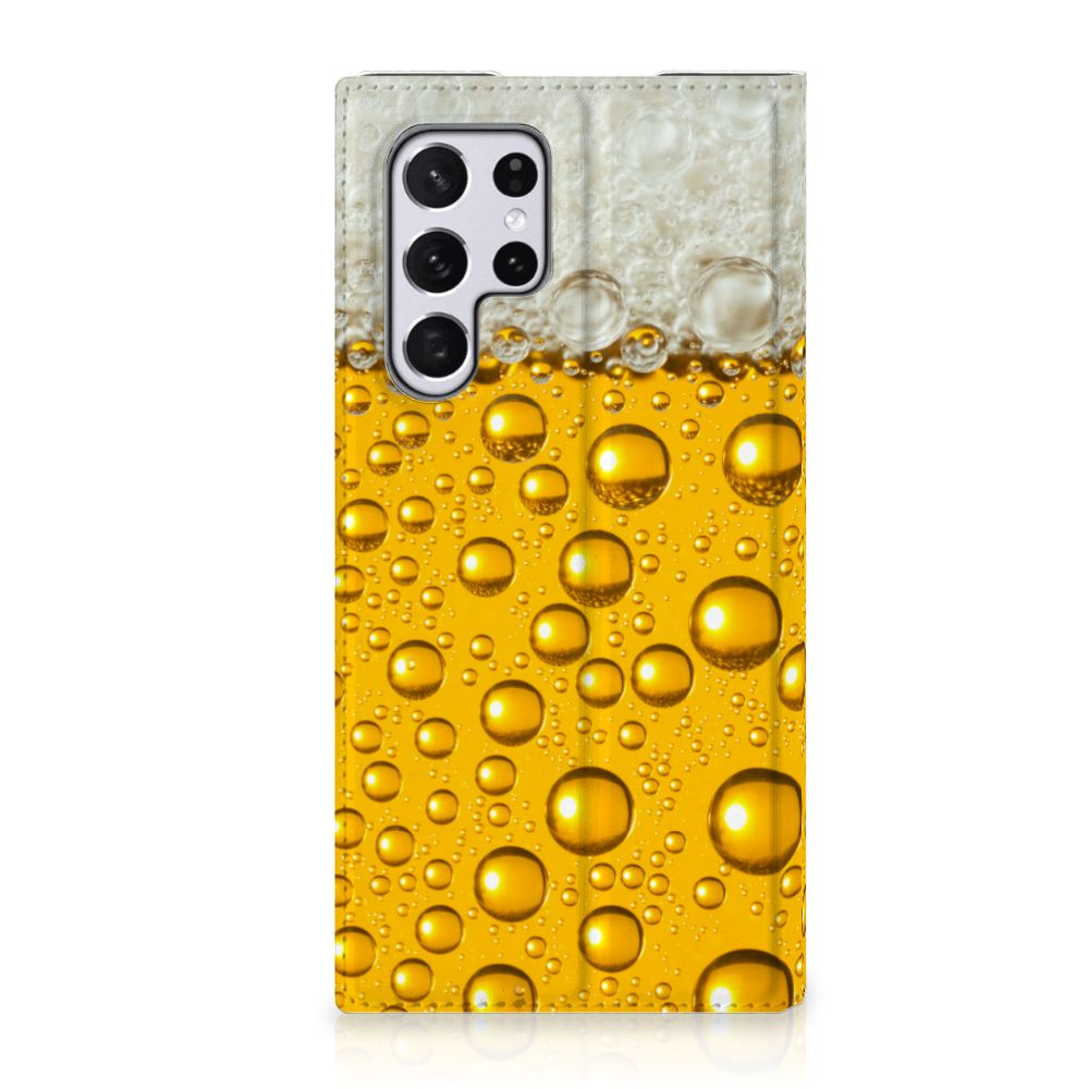 Samsung Galaxy S22 Ultra Flip Style Cover Bier - B2C Telecom