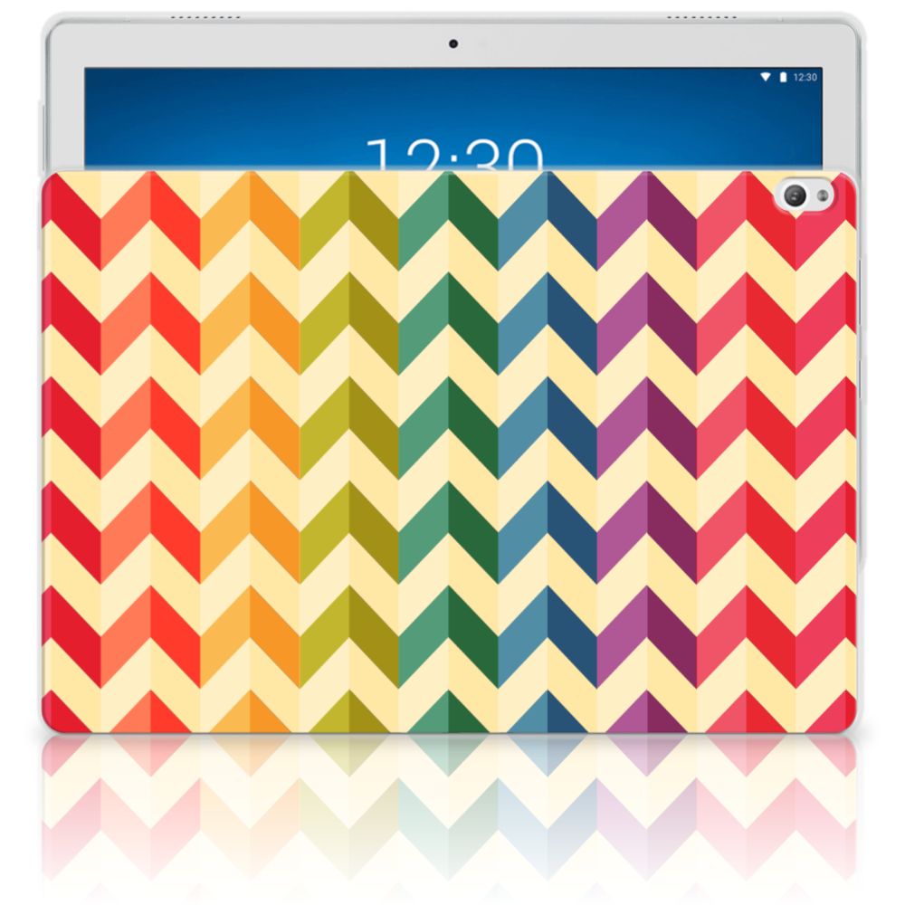 Lenovo Tab P10 Hippe Hoes Zigzag Multi Color