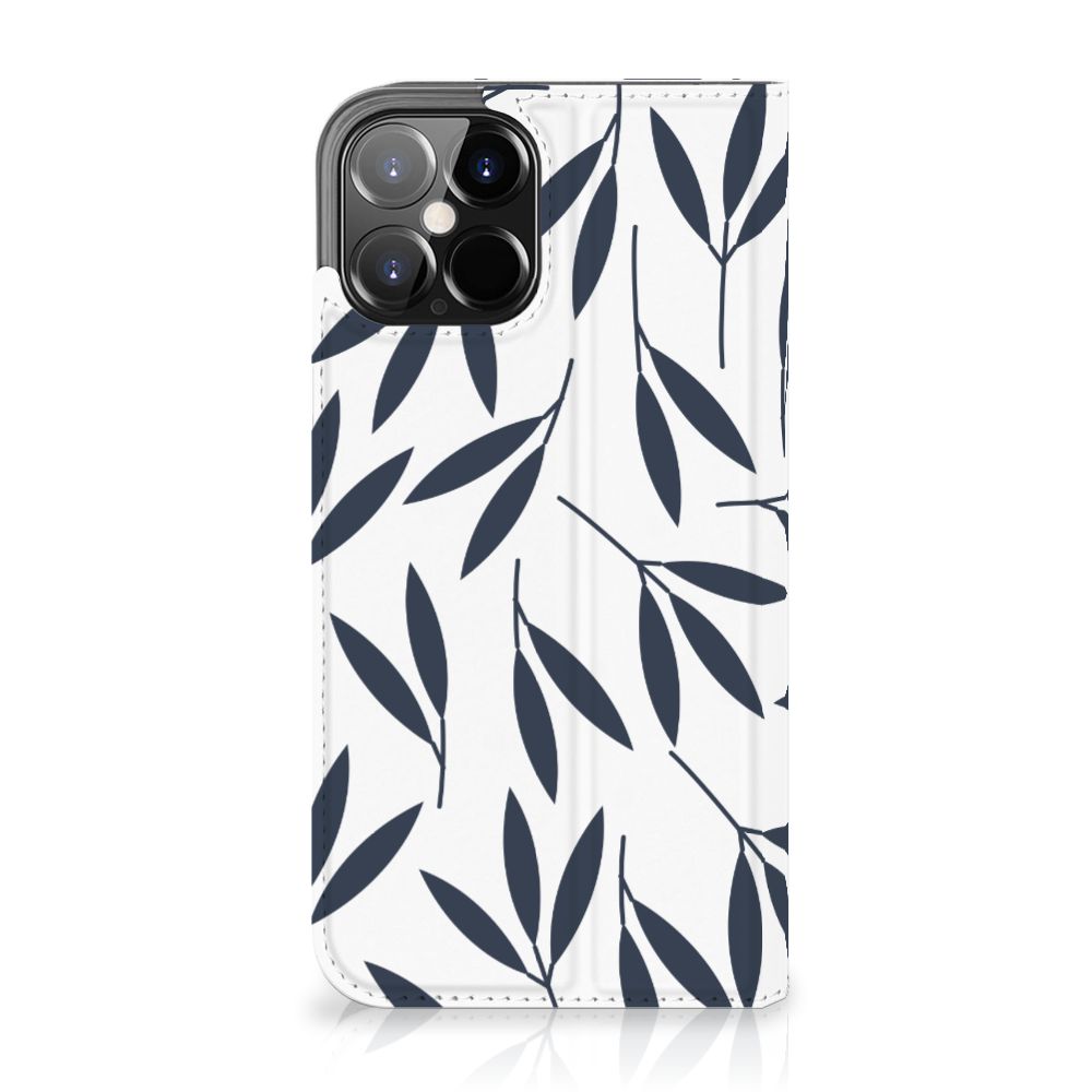 iPhone 12 Pro Max Smart Cover Leaves Blue - B2C Telecom