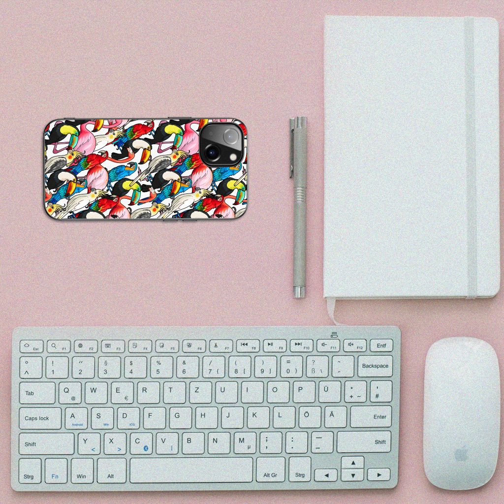 Apple iPhone 13 Dierenprint Telefoonhoesje Birds B2C Telecom