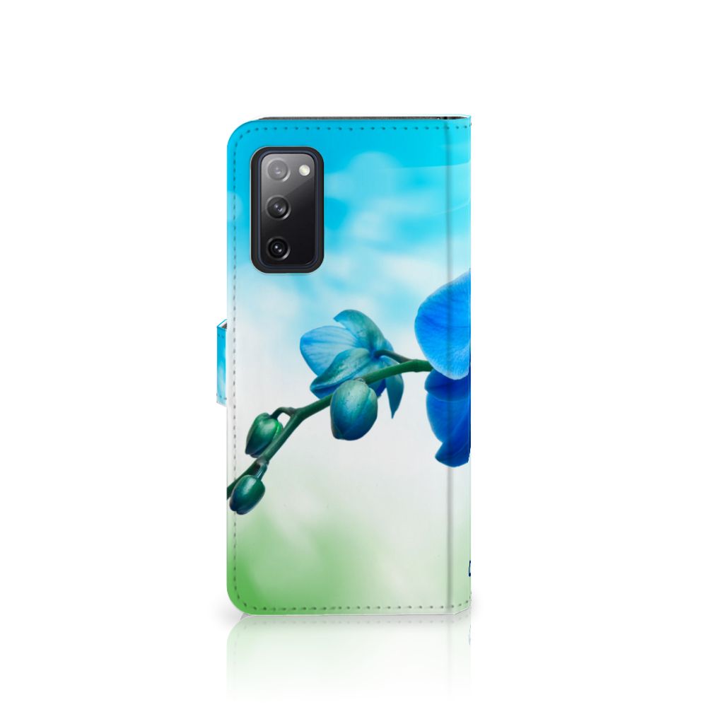 Samsung Galaxy S20 FE Hoesje Orchidee Blauw - Cadeau voor je Moeder