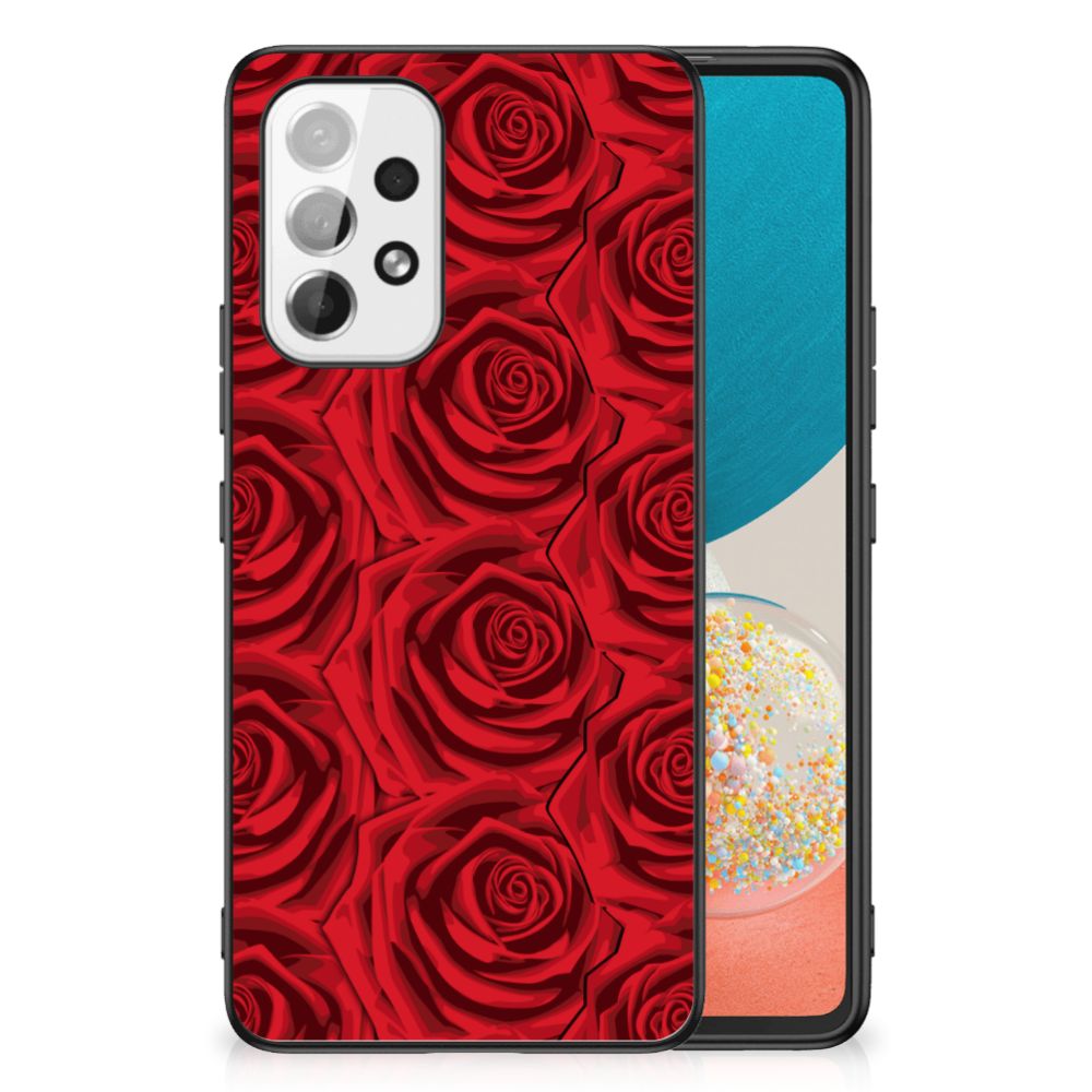 Samsung Galaxy A53 Bloemen Hoesje Red Roses