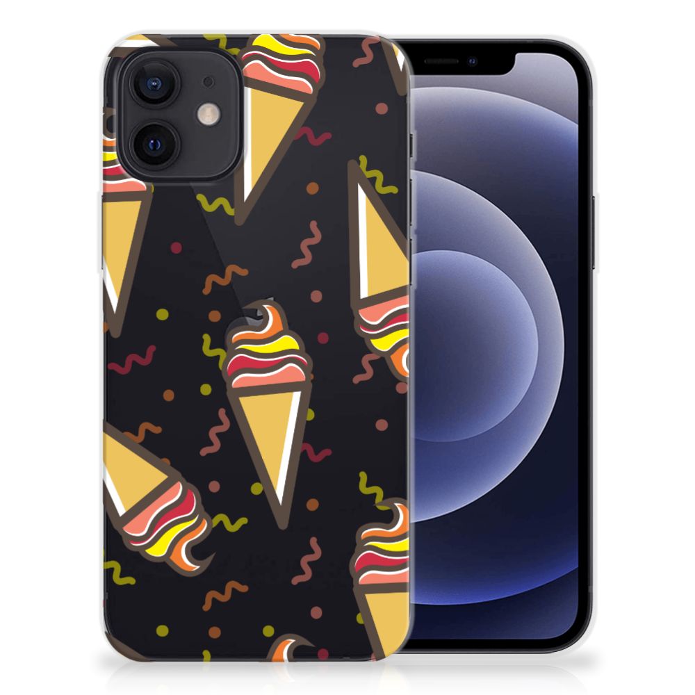 iPhone 12 | 12 Pro (6.1") Siliconen Case Icecream