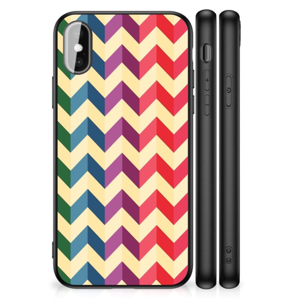 iPhone X | Xs Back Case Zigzag Multi Color B2C Telecom