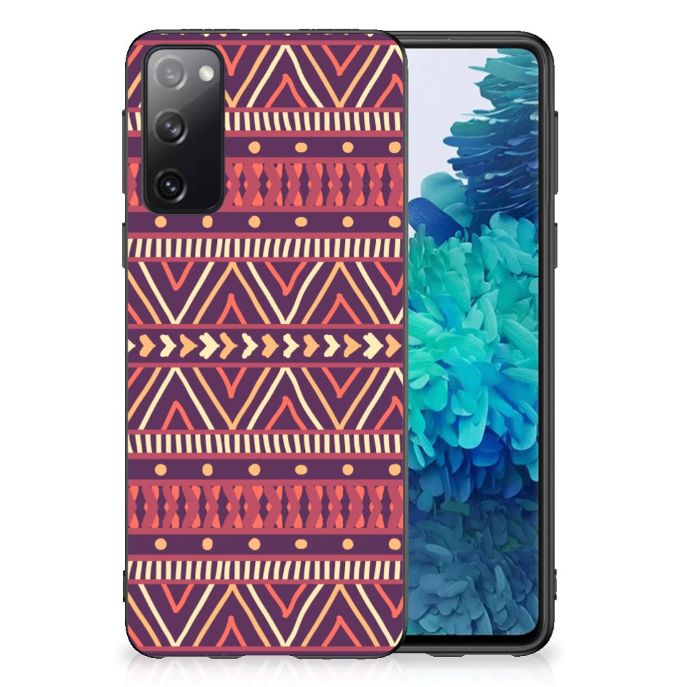 Samsung Galaxy S20 Bumper Case Aztec Paars