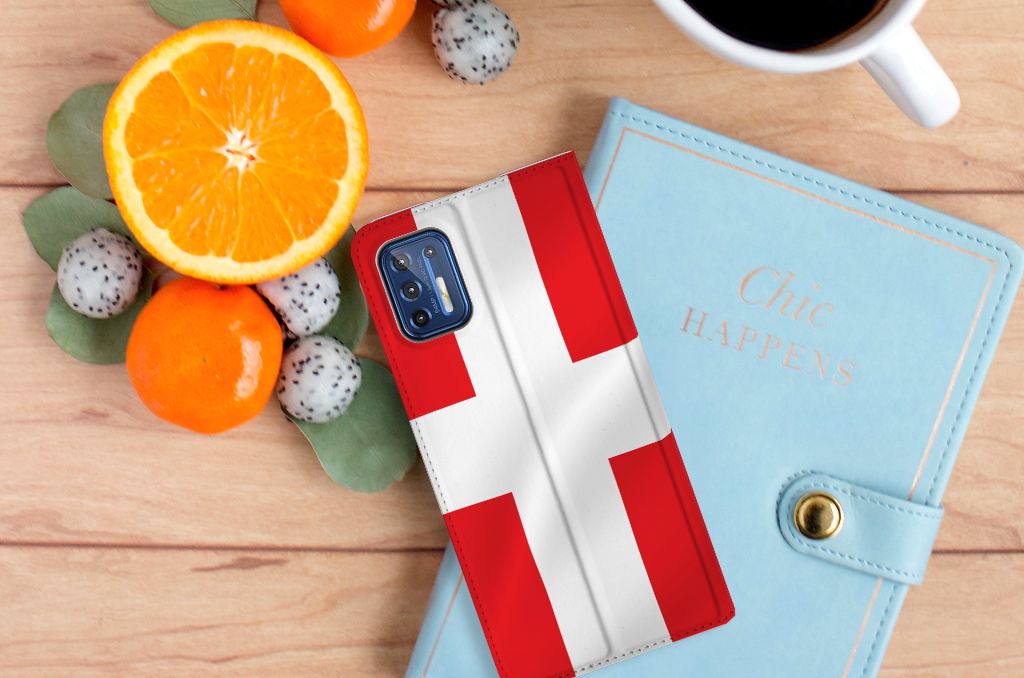 Motorola Moto G9 Plus Standcase Denemarken - B2C Telecom