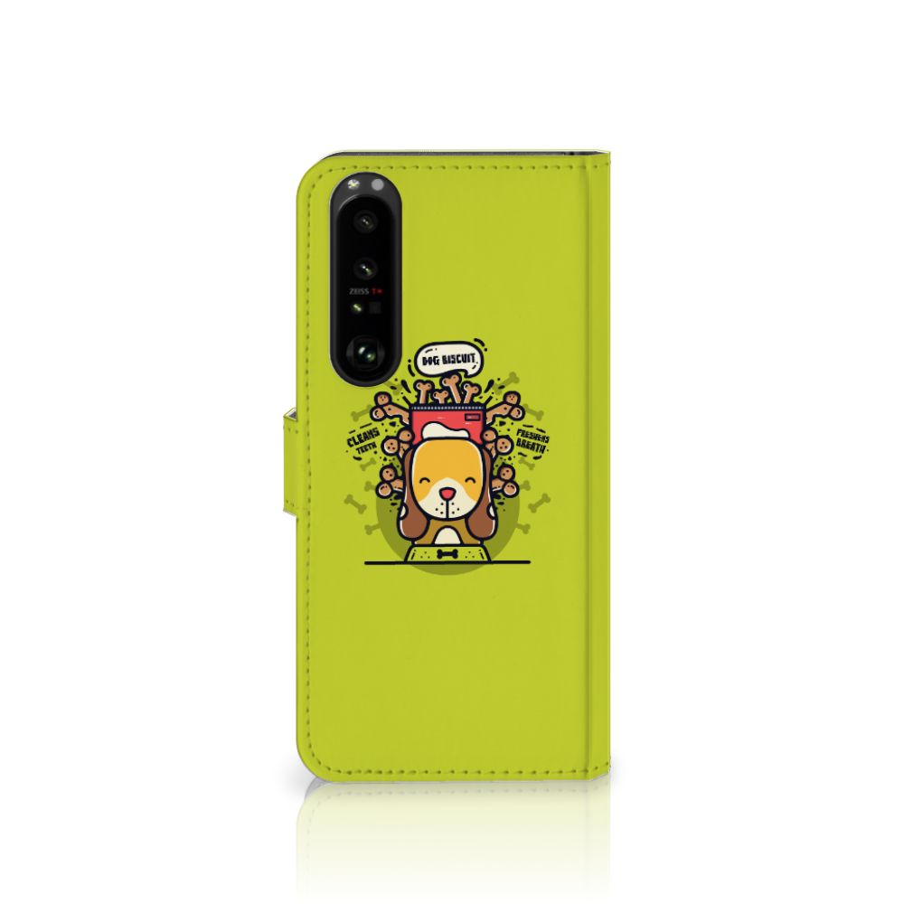 Sony Xperia 1 III Leuk Hoesje Doggy Biscuit