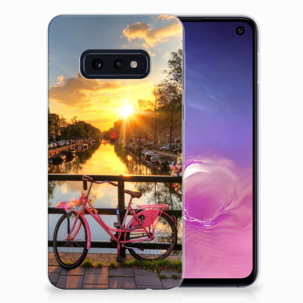 Samsung Galaxy S10e Siliconen Back Cover Amsterdamse Grachten