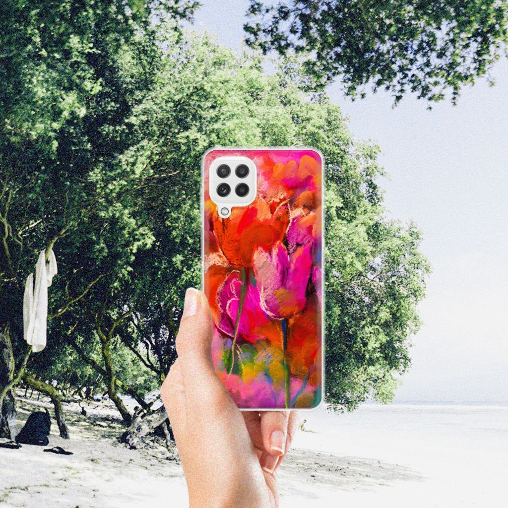 Hoesje maken Samsung Galaxy A22 4G | M22 Tulips B2C Telecom
