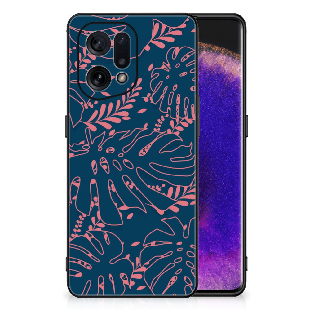 OPPO Find X5 Bloemen Hoesje Palm Leaves B2C Telecom