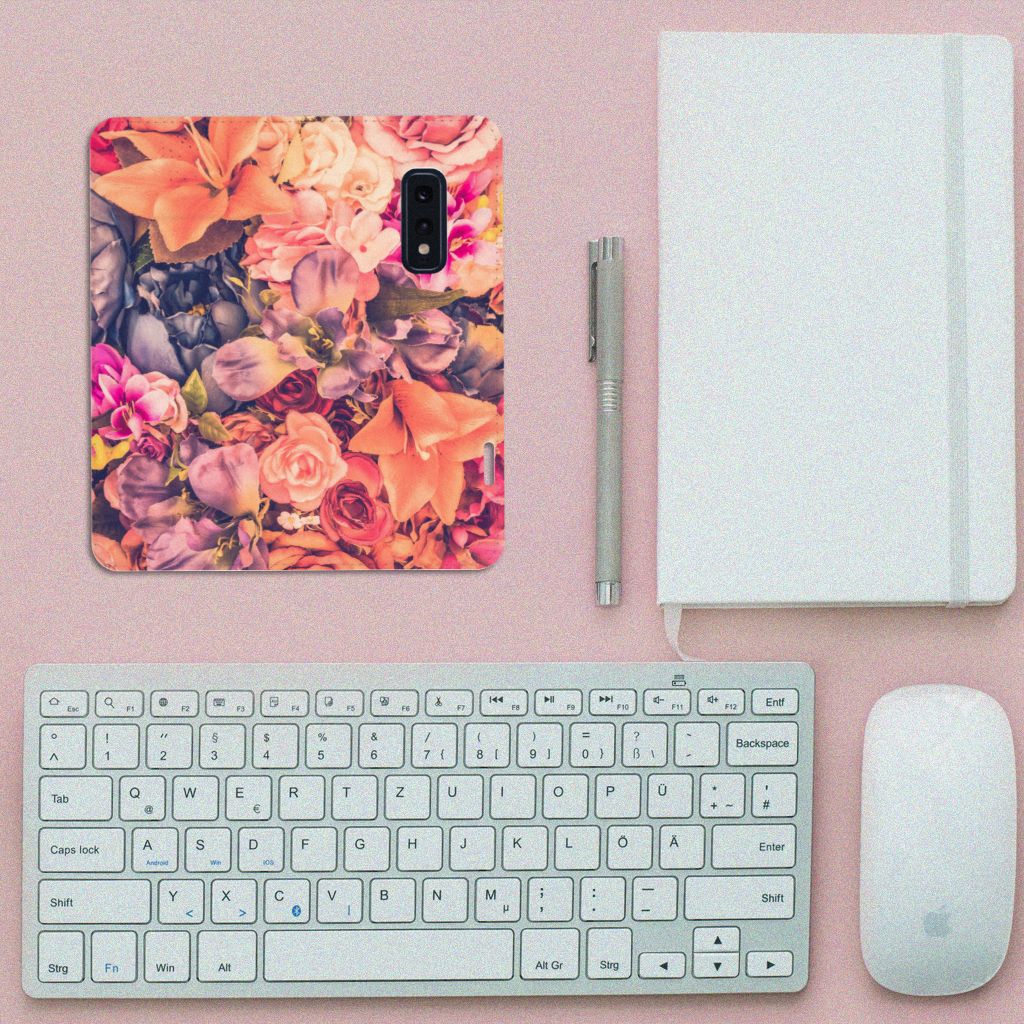 Samsung Galaxy S10e Smart Cover Bosje Bloemen