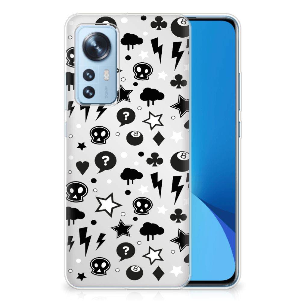 Silicone Back Case Xiaomi 12 | 12X Silver Punk